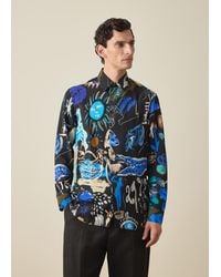 Paul Smith - 'Ink Works' Print Viscose-Blend Shirt - Lyst