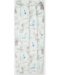 Paul Smith - 'Floral Paint Studies' Straight Leg Trousers - Lyst
