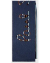 Paul Smith - 'Multistripe Signature' Wool Scarf - Lyst