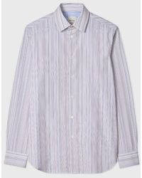 Paul Smith - Regular-Fit 'Signature Stripe' Cotton Shirt - Lyst