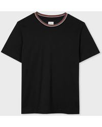 Paul Smith - 'Signature Stripe' Crew Neck T-Shirt - Lyst