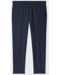 Paul Smith - Slim-Fit Cotton-Blend Seersucker Stripe Trousers - Lyst