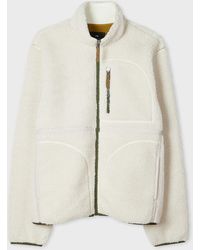 Paul Smith - Zip Sherpa Fleece Jacket - Lyst