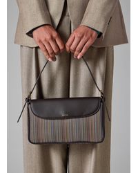 Paul Smith - 'Signature Stripe' Top Handle Shoulder Bag - Lyst