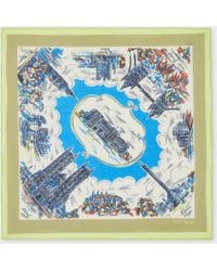 Paul Smith - 'London' Print Pocket Square - Lyst