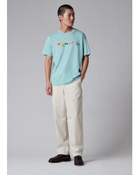 Paul Smith - Mint 'Stickers' Print T-Shirt - Lyst