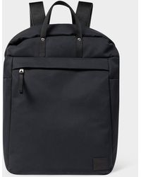 Paul Smith - Navy Cotton-blend Canvas Backpack Blue - Lyst