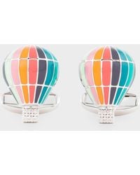 Paul Smith - 'artist Stripe' Hot Air Balloon Cufflinks Multicolour - Lyst