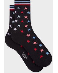 Paul Smith Black 'stars' Motif Socks