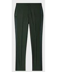 Paul Smith - Tailored-Fit Dark Wool-Mohair Trousers - Lyst