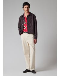 Paul Smith - Bright 'Le Peche Fish' Print Viscose Shirt - Lyst