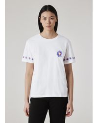 Paul Smith - 'Ps Daisy' Embroidery T-Shirt - Lyst