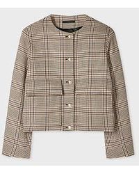 Paul Smith - Wool-Blend Check Houndstooth Jacket - Lyst