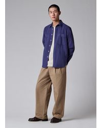 Paul Smith - Bedford-Weave Cotton-Linen Overshirt - Lyst