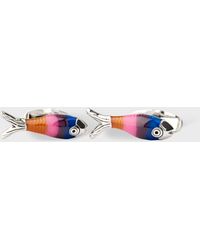 Paul Smith - 'Artist Stripe Fish' Cufflinks - Lyst