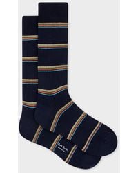 Paul Smith - Signature Block Socks 47 - Lyst