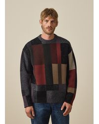 Paul Smith - Pebbles Check Wool-Blend Sweater - Lyst