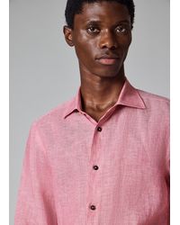 Paul Smith - Slim-Fit Linen Shirt - Lyst
