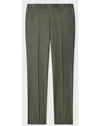 Paul Smith - Tapered-Fit Overdyed Wool-Cashmere Flannel Trousers - Lyst