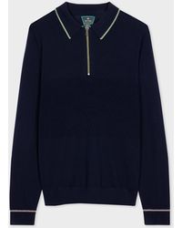PS by Paul Smith - Mens Sweater Zip Neck - Lyst