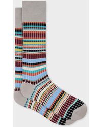 Paul Smith - 'Signature Stripe' Ribbed Socks - Lyst