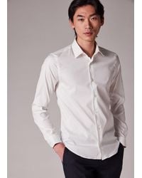Paul Smith - Super Slim-Fit Shirt With 'Artist Stripe' Cuff Lining - Lyst