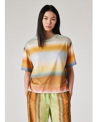 Paul Smith - Cotton 'Smith Stripe' T-Shirt - Lyst