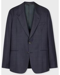 Paul Smith - Check Wool Buggy-Lined Blazer - Lyst