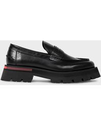 Paul Smith - Black Leather 'felicity' Loafers - Lyst