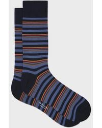 Paul Smith - 'Artist Stripe' Placement Socks - Lyst