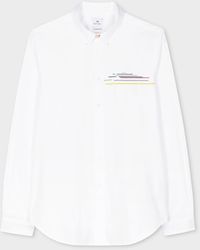 PS by Paul Smith - Mens Ls Tailored Bd Shirt Embroidery - Lyst
