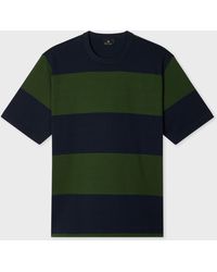 Paul Smith - Oversized And Block Stripe T-Shirt - Lyst