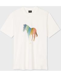 PS by Paul Smith - Mens Reg Fit Ss T Shirt Broad Zebra - Lyst