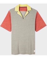 Paul Smith - Grey Towelling Lounge T-shirt Green - Lyst