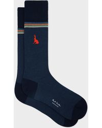 Paul Smith - Embroidered Rabbit Socks - Lyst