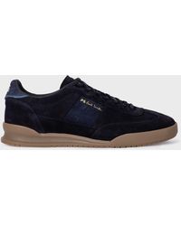 PS by Paul Smith - Navy Suede 'dover' Trainers Blue - Lyst