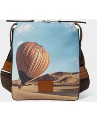 Paul Smith - 'signature Stripe Balloon' Print Flight Bag Multicolour - Lyst