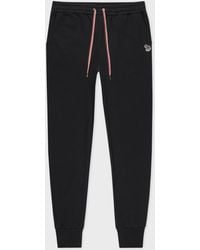 Paul Smith - Zebra Logo Cotton Sweatpants - Lyst