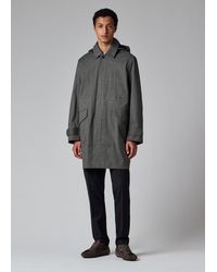 Paul Smith - 'Storm System' 3-Layer Hooded Mac - Lyst