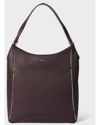 Paul Smith - Burgundy Inverted 'Dusky Swirl' Shopper Bag - Lyst