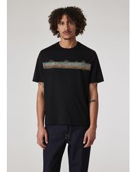 Paul Smith - 'Desert Stripe' Print T-Shirt - Lyst