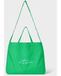Paul Smith - Cotton-Canvas Quote Tote Bag - Lyst