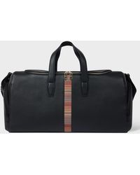 Paul Smith - Leather 'Signature Stripe' Holdall Bag - Lyst