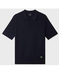 Paul Smith - Textured Cotton Knitted Polo Shirt - Lyst