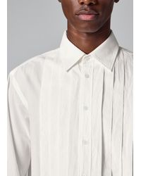 Paul Smith - Pleat-Front Cotton Shirt - Lyst