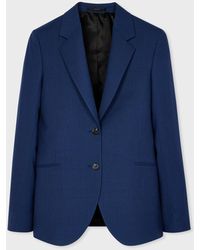 Paul Smith - A Suit To Travel In - Dark Blue Wool Two-button Blazer - Lyst