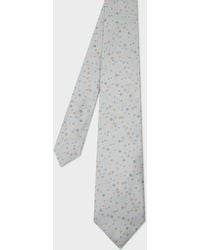 Paul Smith - Pale Silk 'Ditsy Floral' Tie - Lyst