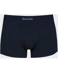 Paul Smith 'signature Stripe' Mixed Boxer Briefs Seven Pack - Blue