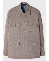 Paul Smith - Flecked Wool-Viscose Field Jacket - Lyst