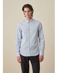 Paul Smith - Slim-Fit Light 'Signature Stripe' Cotton Shirt - Lyst